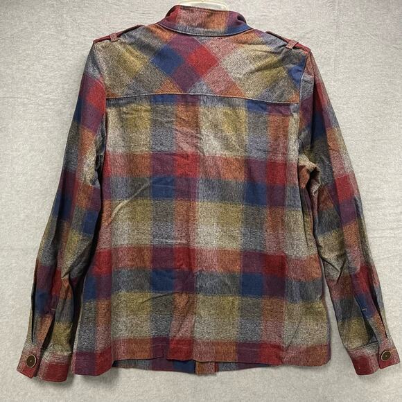 Cabi Style 3555 Plaid Collage Pearl Jacket Shacket Size Medium - Picture 3 of 7